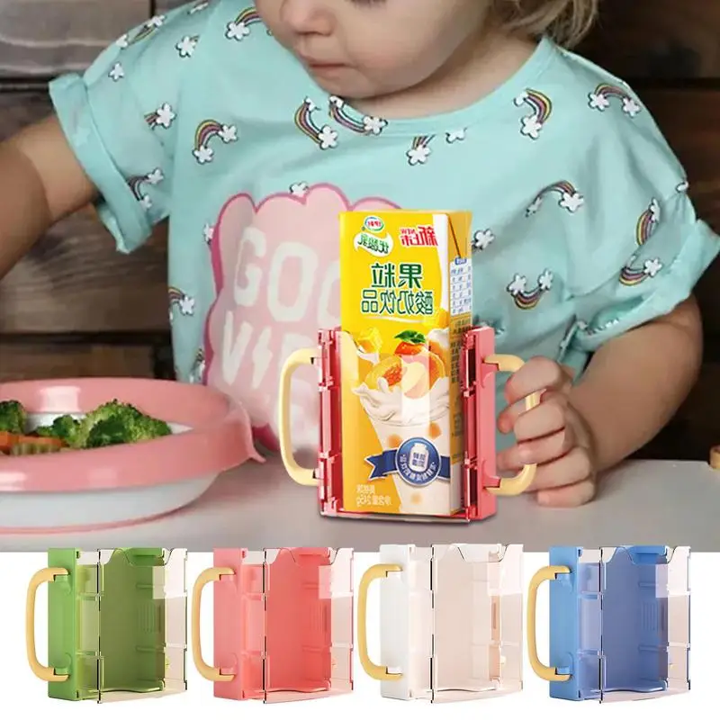 

Регулируемый мешок для сока, устойчивый к протеканию с ручками, портативный держатель для стакана для малышей, коробки для молока, бутылки для питья, чашки для напитков