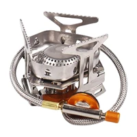 portable outdoor camping stove split windproof backpacking stove 3500w strong firepower stove burner for cooking hiking picnic