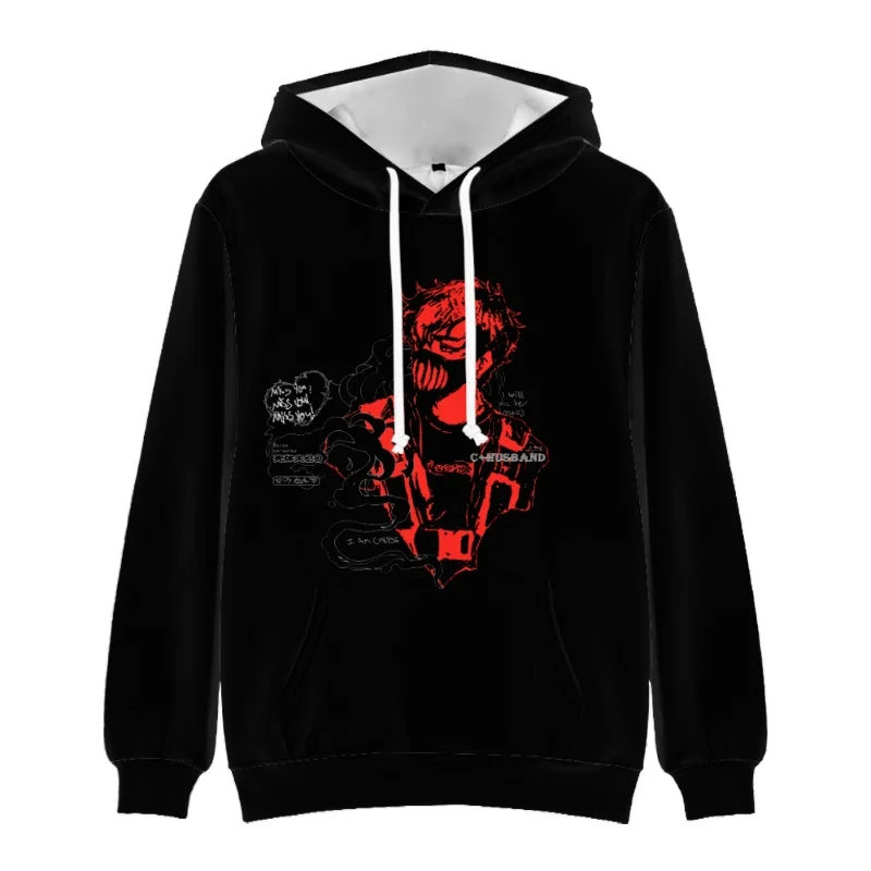 

Толстовка мужа с принтом трупа в стиле хип-хоп, уличная одежда, модные пуловеры с длинным рукавом для подростков, милые детские топы для маль...