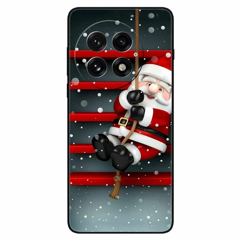 Рождественские чехлы для телефонов Oneplus 13 5G защитный силиконовый роскошный