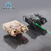 wadsn dbal a2 red green blue laser sight with led flashlight strobe fit 20mm rail no ir peq outdoor hunting field weaponlight
