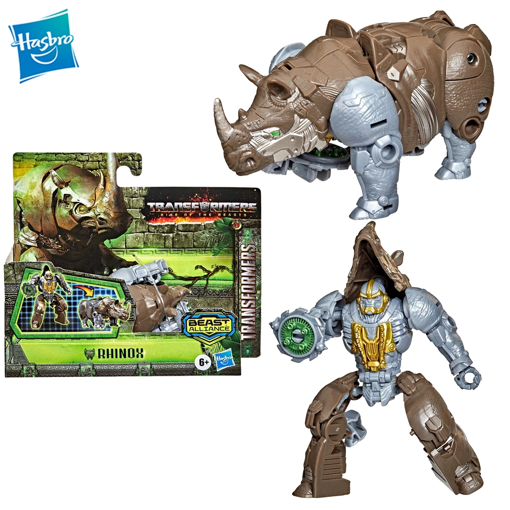 

[In Stock] Hasbro Transformers Rise of the Beasts Rhinox Beast Alliance Original Action Figure Collection Model Gift Toys(F4606)
