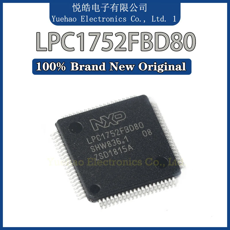 

New Original LPC1752FBD80 LPC1752FBD LPC1752FB LPC1752F LPC1752 MCU LQFP-80 IC Chip