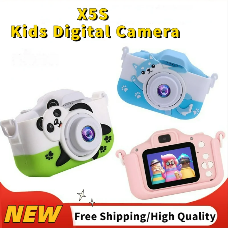 Подарочная игрушка для детей, камера X5S 80MP 1080P HD, цифровая видеокамера с двойной линзой, долгое время использования батареи, АБС-пластик