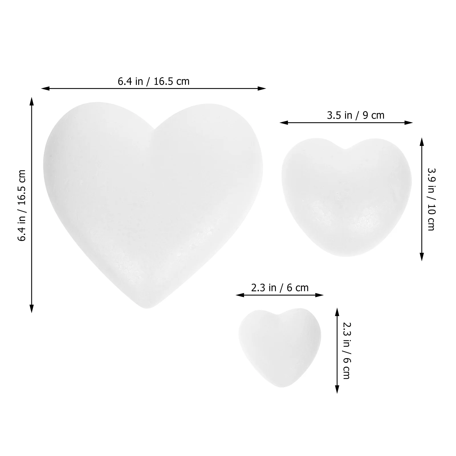 Пенопласт для рукоделия на День святого Валентина пустое сердце поделок