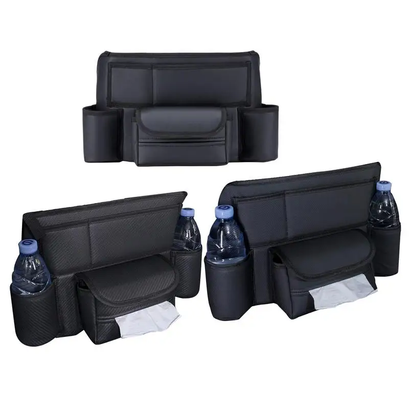 

Автомобильный карман для хранения прочный кожаный сиденье средняя вешалка сумка для хранения Мульти Карманный держатель для сумки между сиденьями для автомобиля