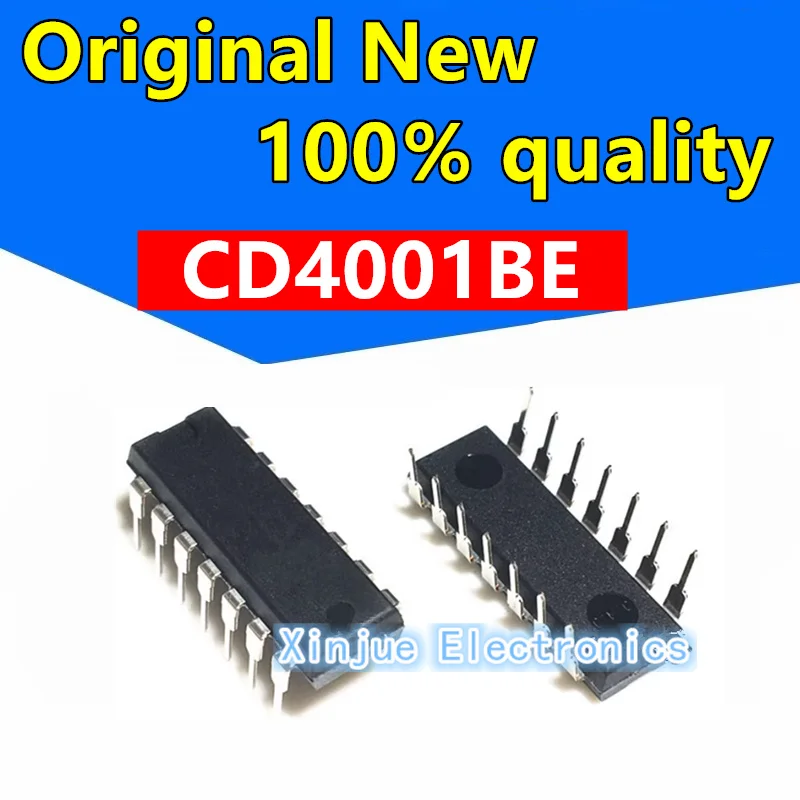 

10pcs brand new CD4001BE CD4011BE CD4013BE CD4017BE DIP-14 inline chip