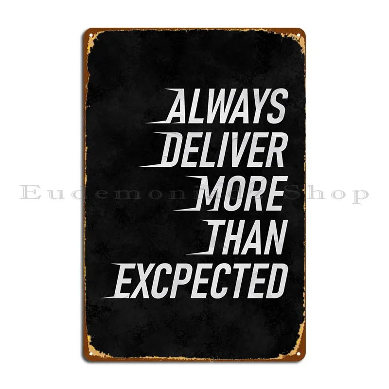 

Металлический плакат с надписью «Always delivery»