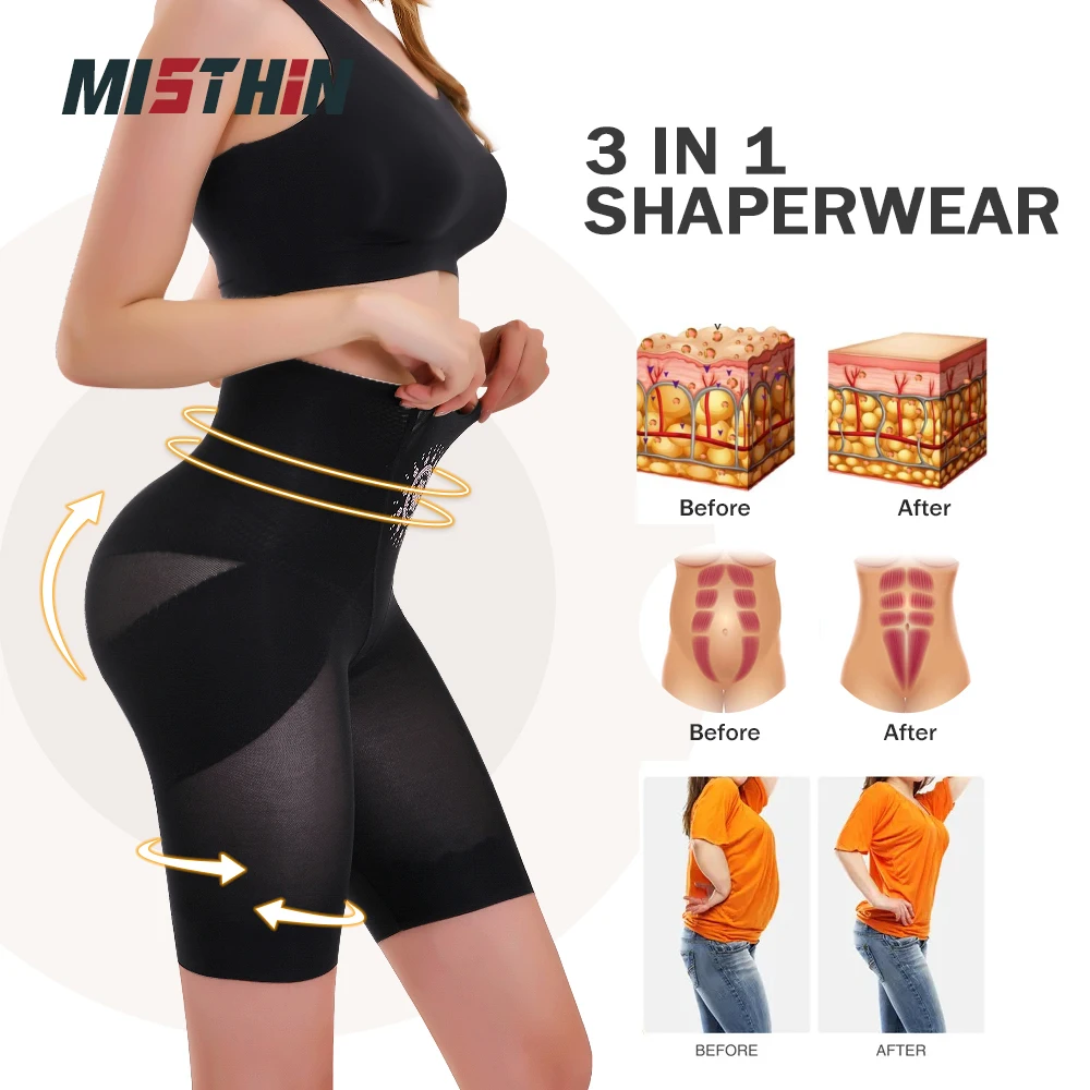 MISTHIN Sexy​Lingerie Women Body Female Slimming Underwear Control Panties Ion Bodysuit Tummy Control Lift Abdomen Shapewear