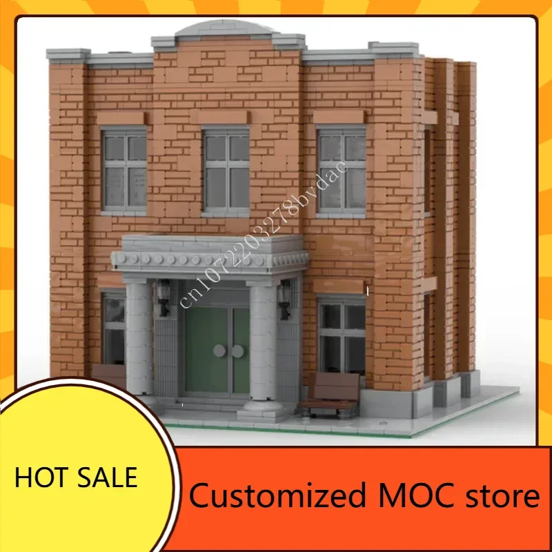 Фото 2379 шт. Энди Гриффит шоу Jailhouse City Hot MOC креативный праздник Рождественская головоломка DIYA сборочная сборка Streetview игрушка на день рождения подарки №1