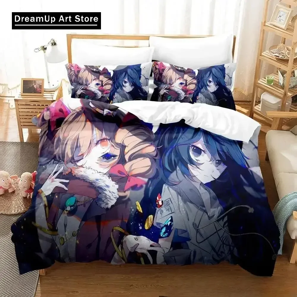 Фото 3D принт аниме игра Touhou Project комплект постельного белья пододеяльник постельное белье пододеяльник наволочка одеяло king Queen Size для мальчиков и взрослых №3