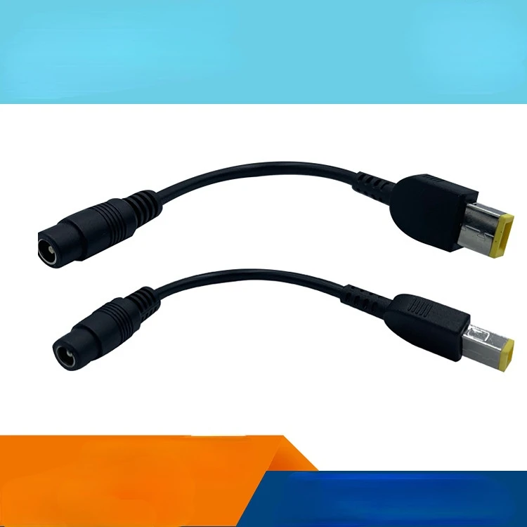 Factory spot low price computer power supply DC adapter cable 5.5 female head to large square mouth male conversion |