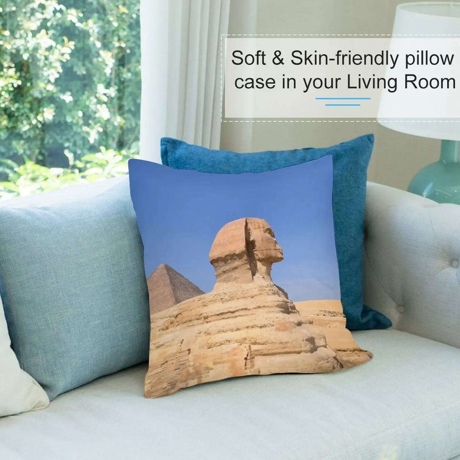 MKW-E.11 - Большой сфинкс Гизы декоративная подушка рождественские украшения чехол