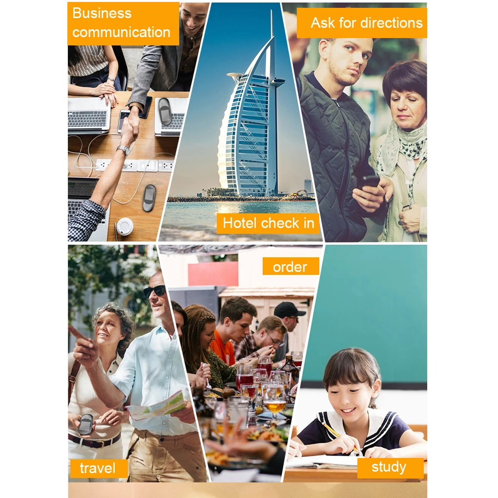 

Newest Portable Multi Languages Offline Voice Translator WiFi translator Screen Real Time Instant Two-Way Languages Translation