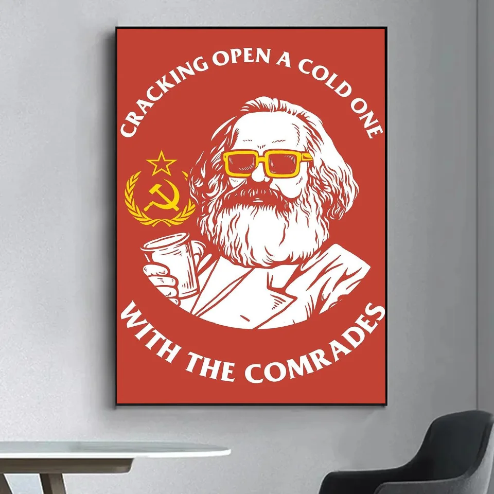 Высококачественные печатные постеры Сталина Маркса Ленин знаменитости