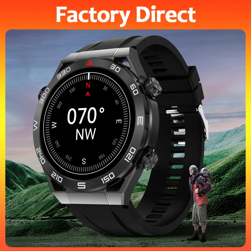 

Original DT Ultra Mate Smart Watch IP68 454*454 HD Screen Bluetooth Call Compass GPS Route Track NFC ECG 100+ Sports Wristband