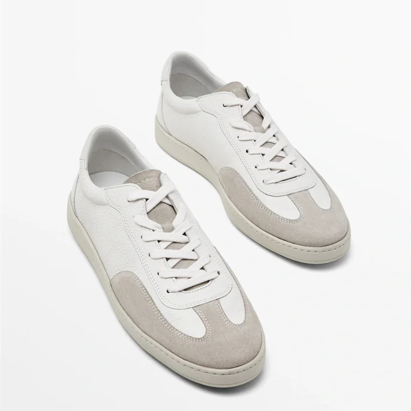 LINJER STRICKLIN новые зимние кроссовки на плоской подошве из натуральной кожи мужские