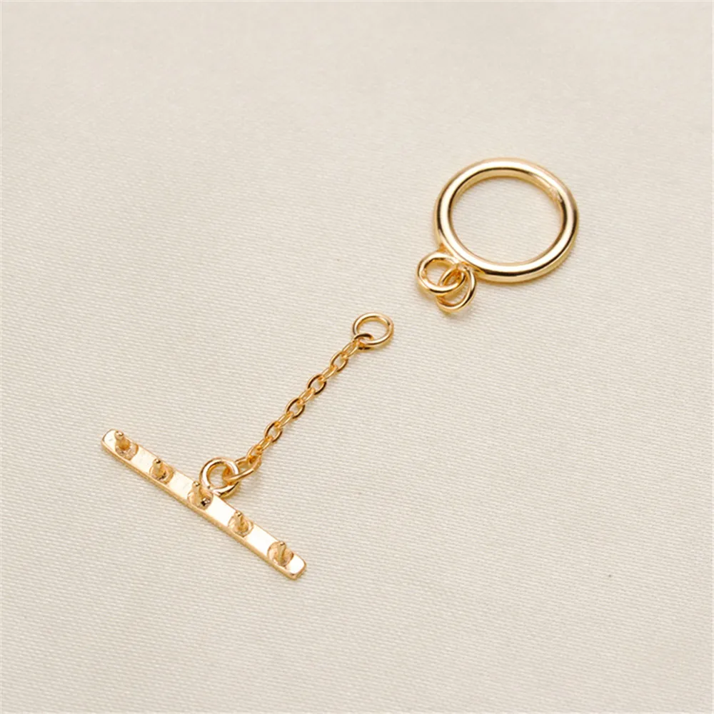 

S925 Sterling silver fans you OT buckle end buckle DIY chain bracelet necklace first accessories connection accessorie