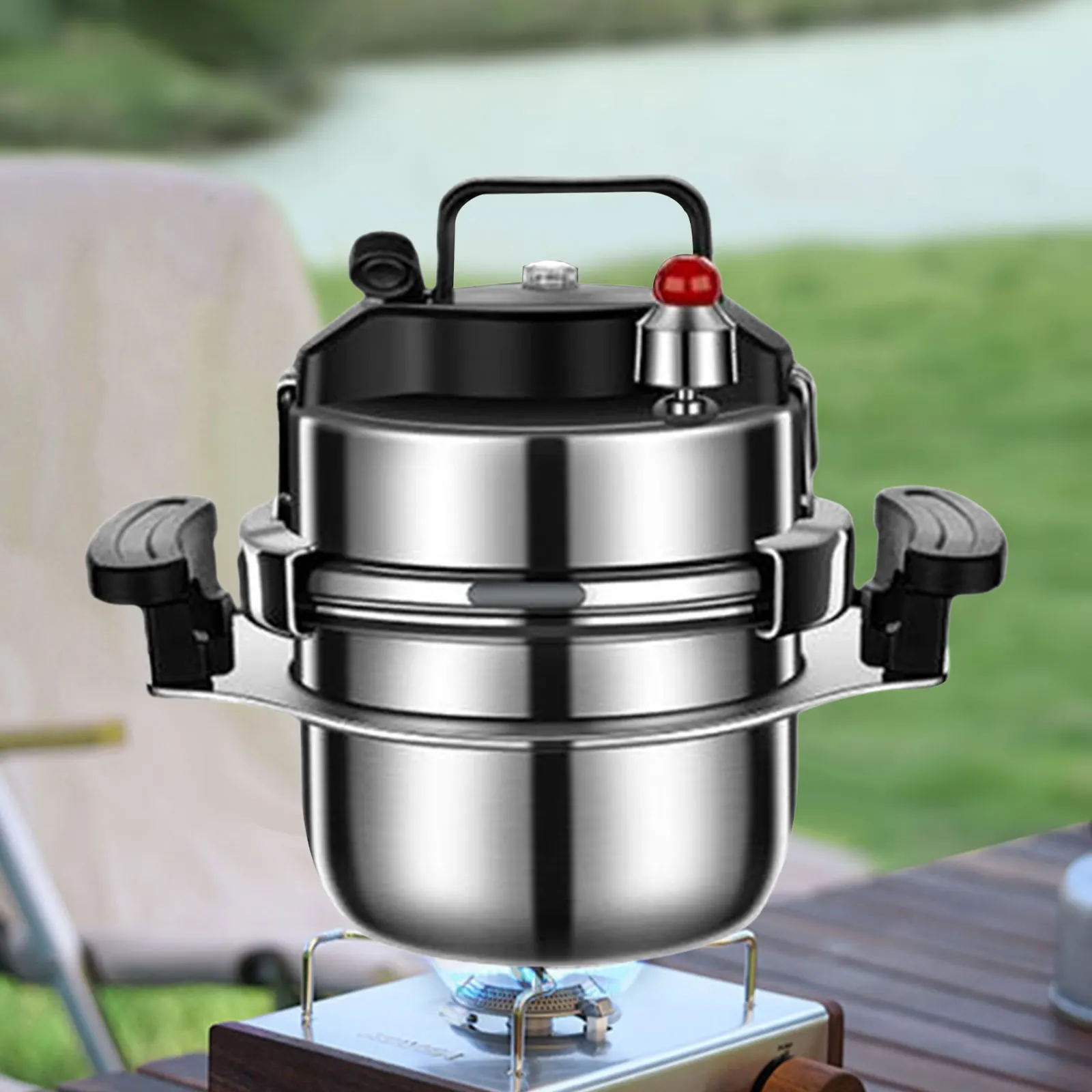 

2L 304 Stainless Steel Mini Pressure Cooker Pot Soup and Rice 5-minute Quick Cooking Pot Multifunctional Household Stew Pot