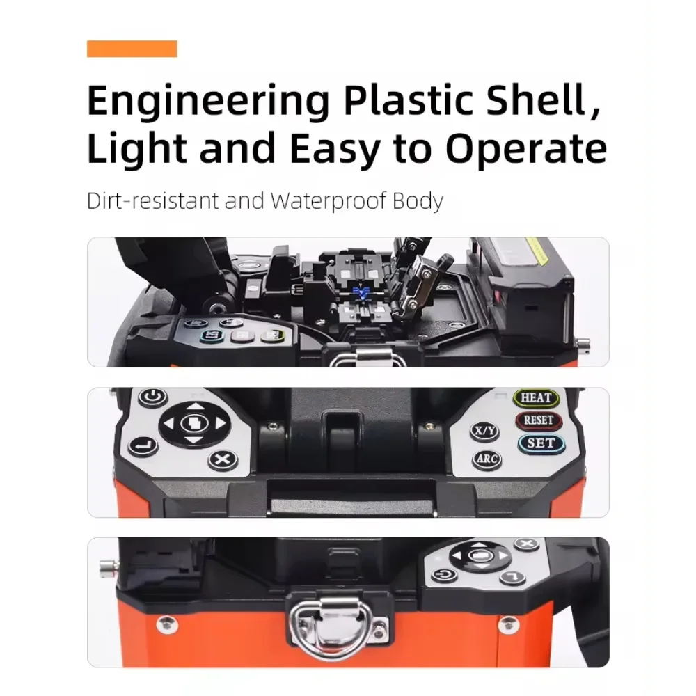 Механический аппарат Groothandel Glasvezel Fusie с автоматическим сращиванием 80S 4 Motoren 7