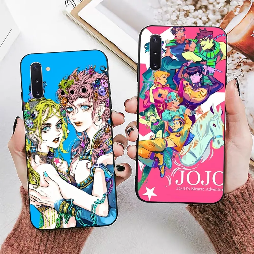 Anime J-JoJo Bizarre Adventure Phone Case For Samsung Note 8 9 10 20 pro plus lite M 11 30 21 31 51 A 22 42 02 03