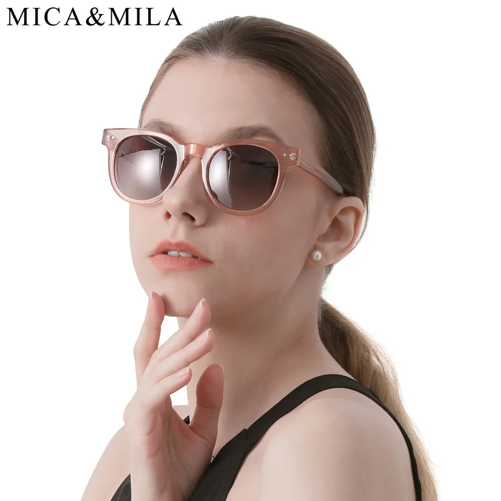 

Handmade Acetate Polaroid Eyewear New Trendy Fashion Elegant Women's Sunglasses Vintage Outdoor Round Frame UV400 Eyeglasses