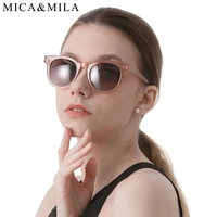 handmade acetate polaroid eyewear new trendy fashion elegant womens sunglasses vintage outdoor round frame uv400 eyeglasses