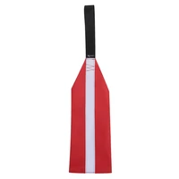 kayak sup travel tow flag highly visible durable red safety flag with lanyard pvc for towing kayaks canoes safety equipment