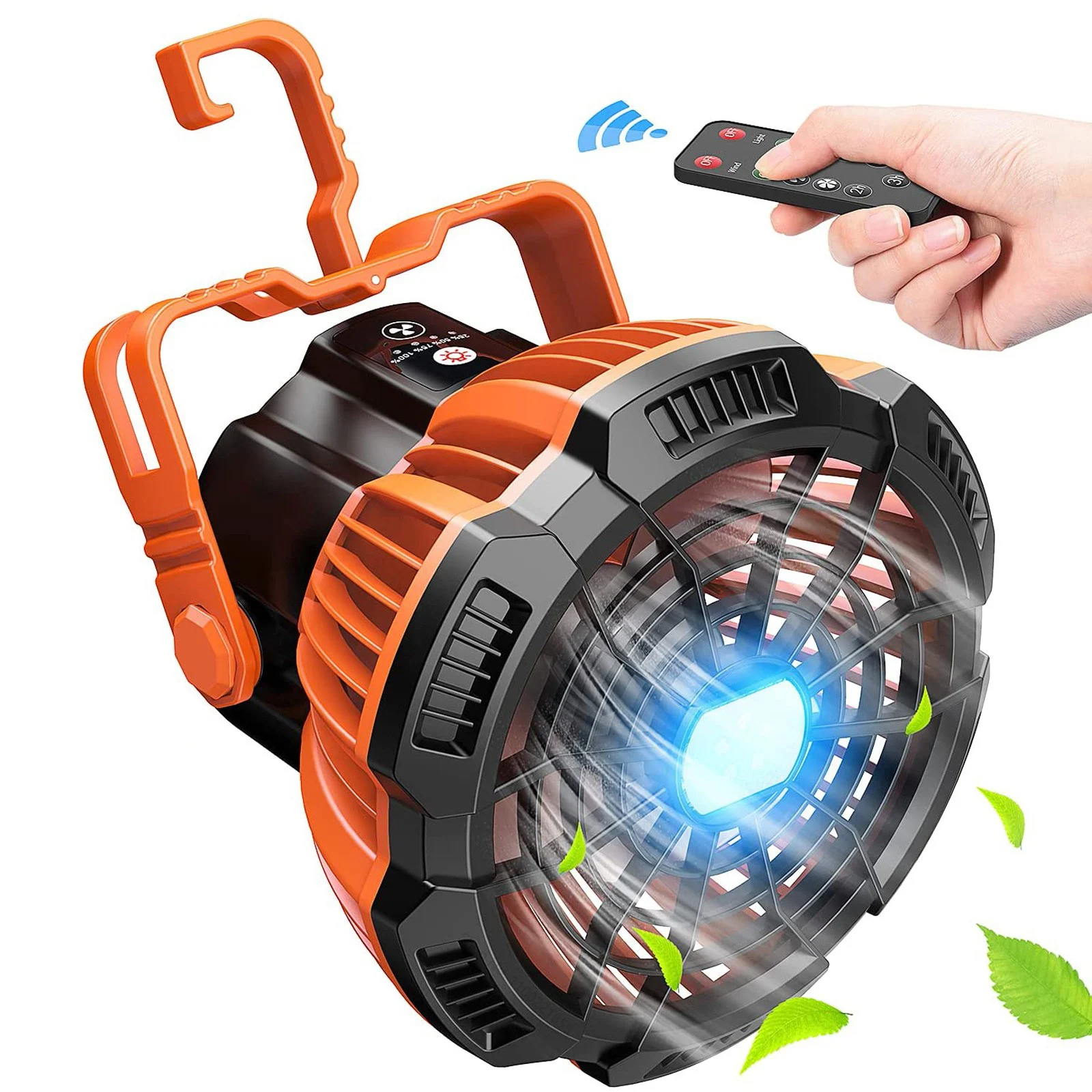 

Xiaomi Portable Outdoor Fan Lighting Rechargeable Multifunctional Camping Electric Fan Tent Ceiling Fan Hanging Fan Travel Goods