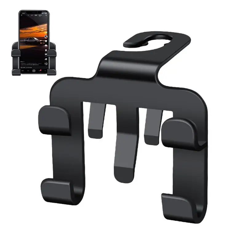 Мобильная вешалка для автомобильного сиденья Прочные крючки спинки Вешалка