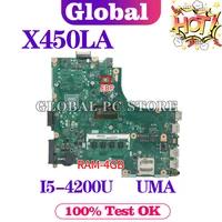 x450la motherboard for asus x450lc x450la x450ld x450l a450l laptop with i5 4200u 4gram uma %ef%bc%88edp%ef%bc%89perfect test accessories