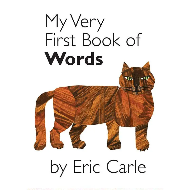 My First Book of Words Colors Food фигуры животных Эрик Карл книги с рисунками на английском