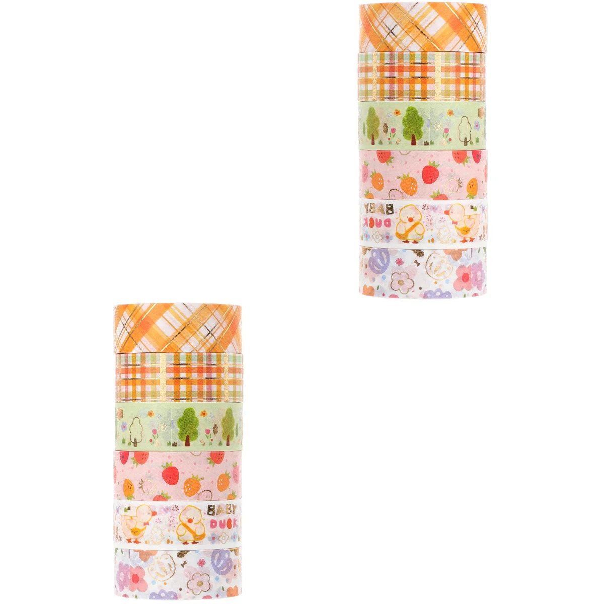 

Tape Washi Masking Paper Decorative Craft Japanese Tapes Sticker Sticky Diy Crafts Roll Glitter Scrapbook Christmas Flower
