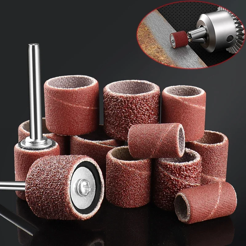 

Комплект шлифовальных барабанов и лент 80-600 grit для Dremel