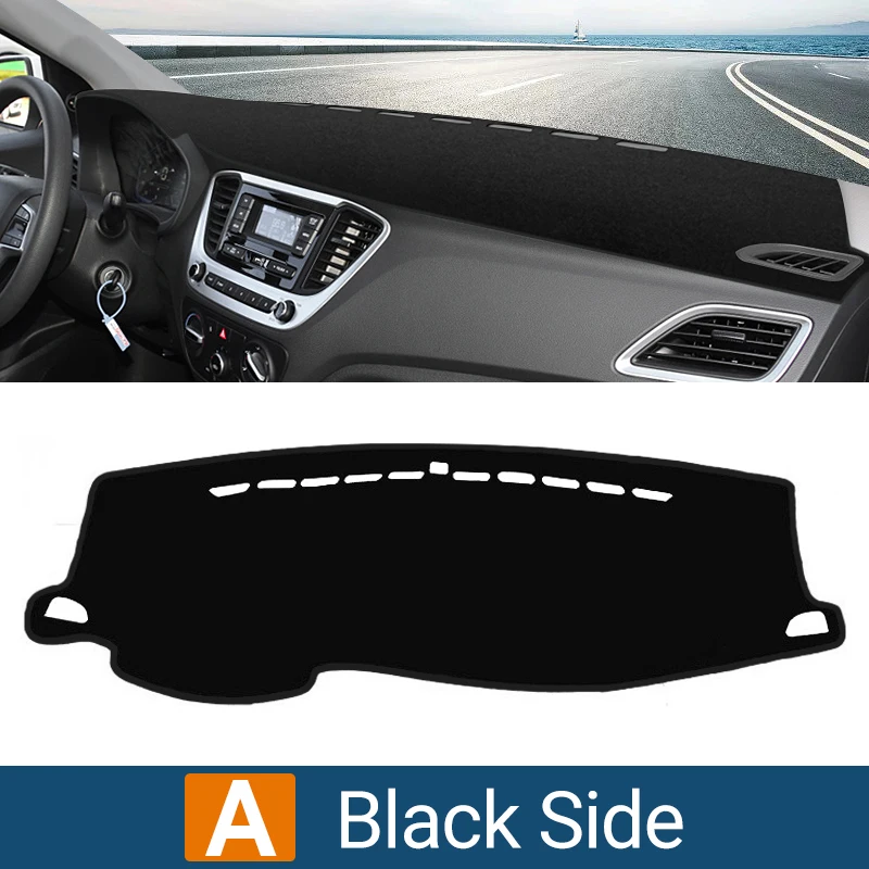 

Накладка На Приборную Панель Hyundai Solaris Accent HC 2017-2020, Защита От Солнца, Аксессуары Для Интерьера, Полиэстер