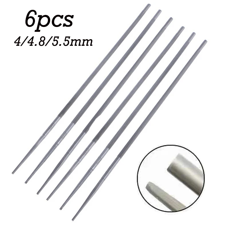 

6 шт., круглые заточки цепных пил, 4/4, 8/5, 5 мм