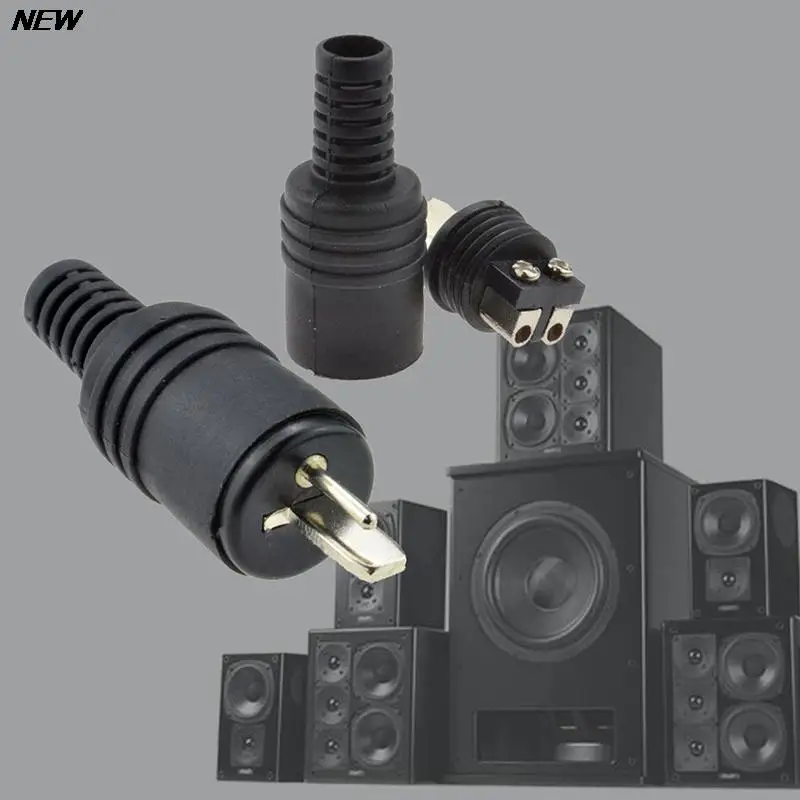 

2PCS 2 pin DIN Plug Speaker and HiFi Connector Screw Terminals [2 Pack]