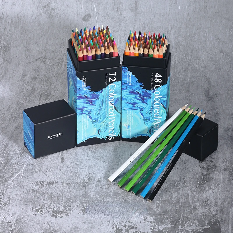 48/72 Colors Oil Based Colored Pencil Set for Sketching Drawing ColoringArt Coloring Pencils Set for Adults Artist School Teens