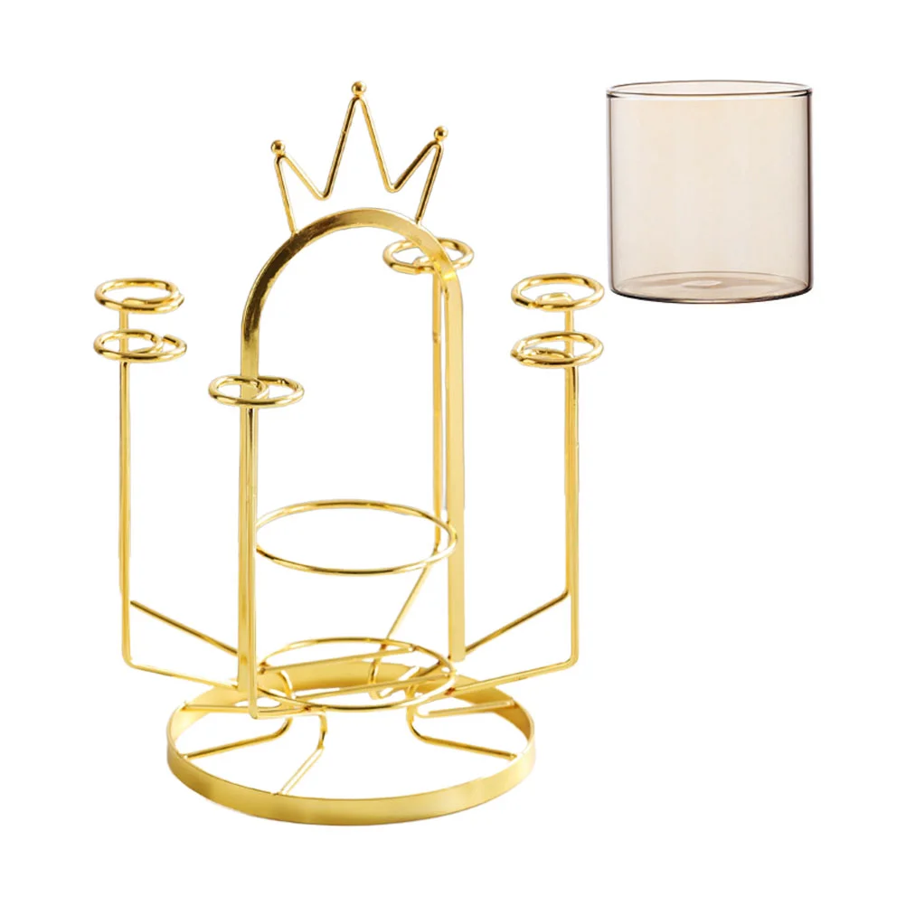 

Stainless Steel Mugs Mug Stand Mug Holder Tea Cup Holder Metal Holder Coffee Cup Holder Feeding Bottle Crown Cup Holder