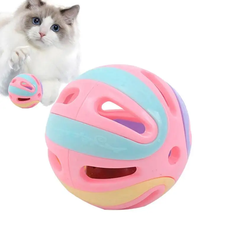 

Cat Bell Ball Toy Cats And Kittens Bell Toy Hollow Cat Jingle Balls Interactive Cat Toys Kitten Chasing Toys For Kitten Cats