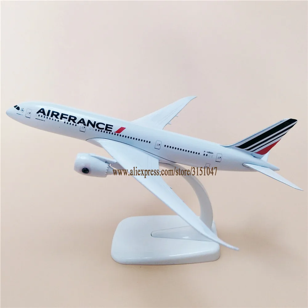 

20cm Alloy Metal Air France B787 Airlines Airplane Model France Air Boeing 787 Airways Diecast Air Plane Model Aircraft Gifts