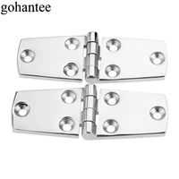 gohantee 2 pcs 4 inch 102mm boat marine flush door hinges stainless steel hinges fit marine doors and windows boats accessories