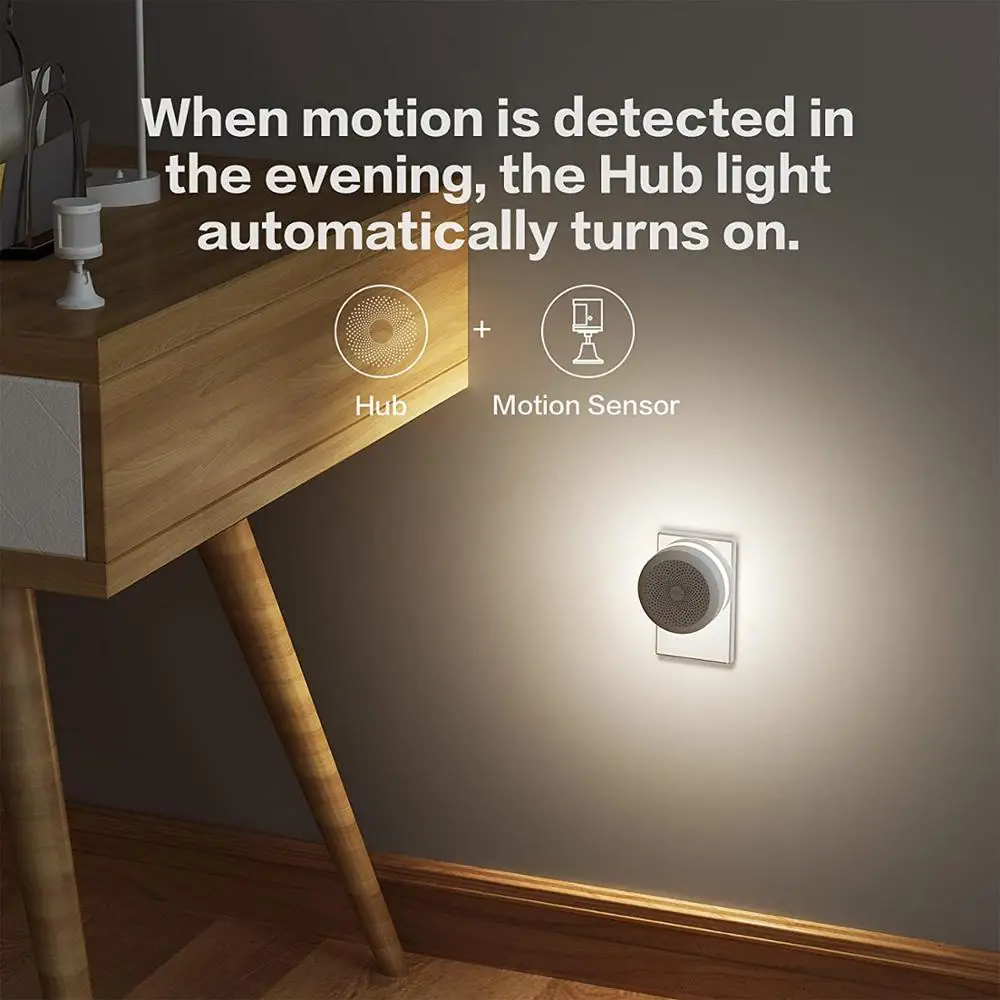 Умный шлюз Aqara M1S 2 4 ГГц Wi-Fi ZigBee 3 0 RGB ночник работает с Apple Homekit и приложением Xiaomi Mi Home