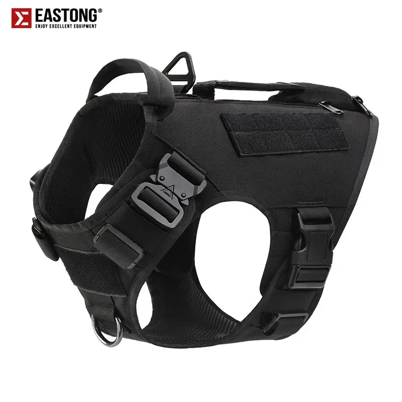 

Тактическая мягкая шлейка для собак, большой жилет с боковыми сумками, чехлы для военной службы, Набор ошейников и поводков для тренировок собак