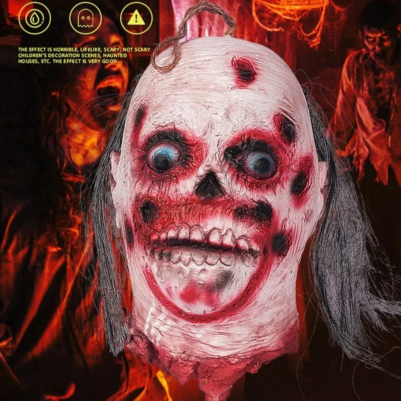 Страшная Подвесная Голова На Хэллоуин С Картинами Латексная Для Дома Призраками