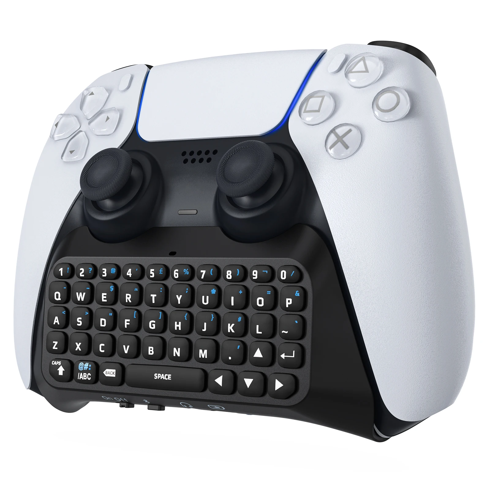 MoKo Keyboard for PS5 Controller,PS5 Bluetooth Wireless Mini