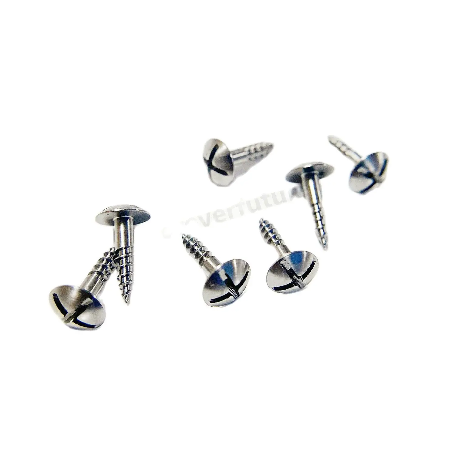 5Pcs Dental GBR Half Threaded Tent Screw Titanium Alloy Guided Regeneration Membrane Pin