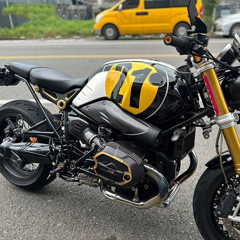 Углеродное волокно мотоциклетные воздухозаборные чехлы декоративный