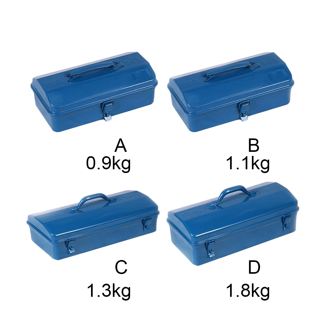 

Iron Tool Box Multipurpose Organizer with Handle Large Capacity Carry-on Sealed Hand Tools Case for Garage Workshop