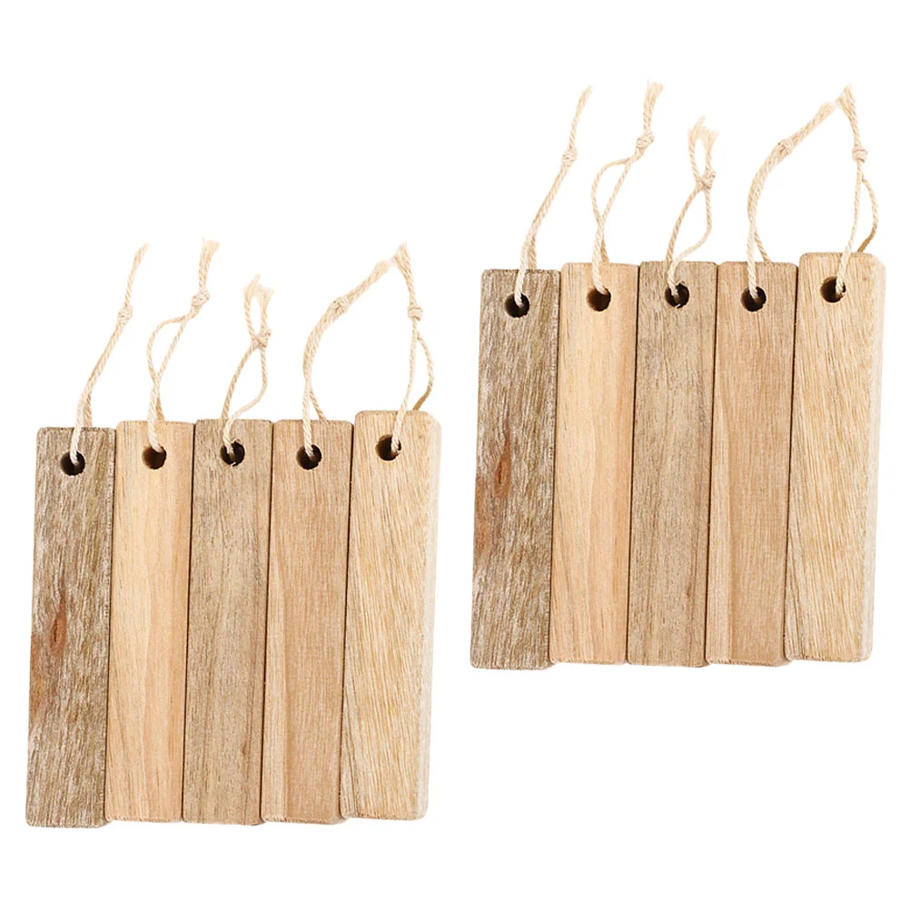 

10 Pcs Sticks Wood Blocks Home Clothing Storage Drawer Closet Clothes Strips